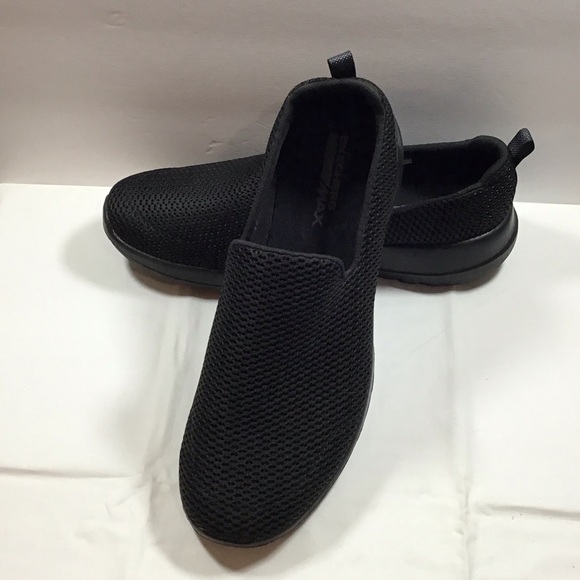 Skechers Go Walk Women’s Black Mesh Slip-Ons Size 10 - Picture 1 of 10